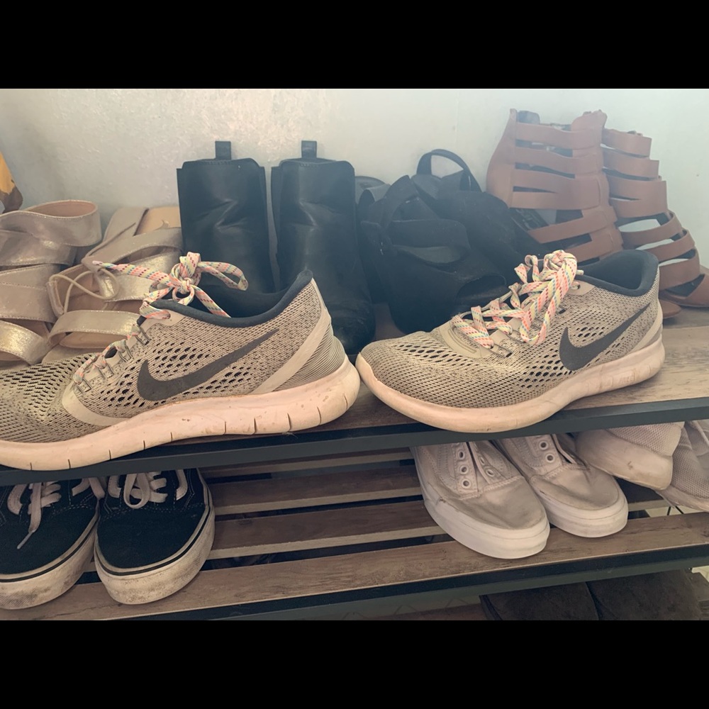 Grey and Black Women’s Nike’s